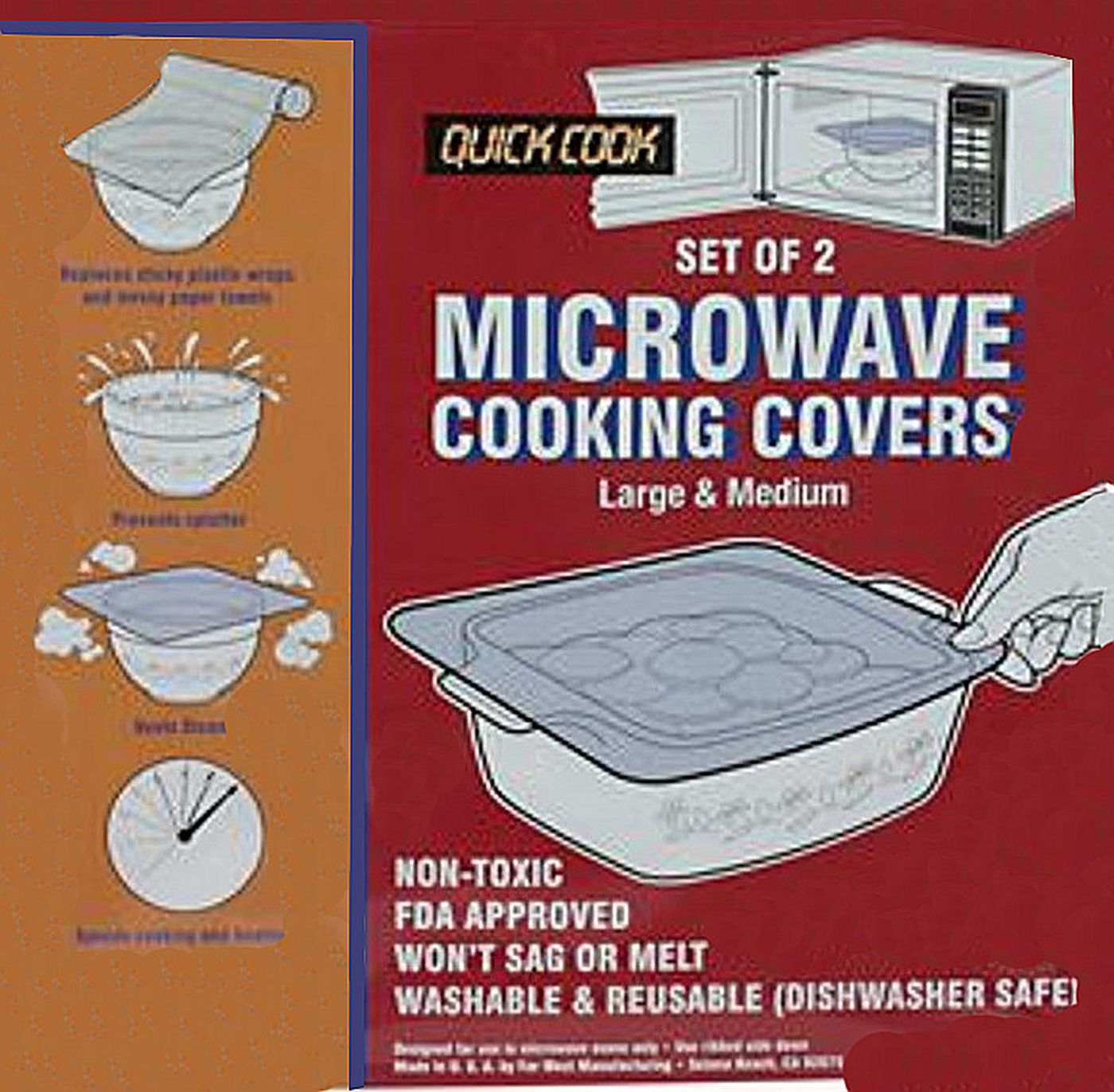 MICROWAVE COOKING COVERS