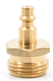 Brass Blow-Out Plug w/Quick